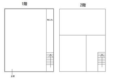 一柳スペース　がらんどう 一柳　がらんどうスペース貸の間取り図