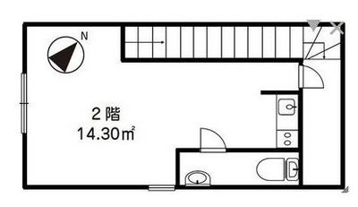 ドリームビズ新橋 2階会議室の間取り図