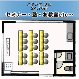 ダンスもできる貸し会議室　バファースペース  行徳駅前 ダンスもできる貸し会議室 バファースペース 行徳駅前の間取り図