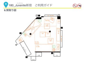 180_Juvenile新宿 レンタルスペースの間取り図