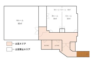 レンタルスタジオBigTree 和泉和気店　Aルーム　 の間取り図
