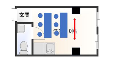 《VILLENT難波》 《VILLENT難波４０１》の間取り図