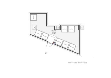 テレワークブース品川Ⅰ【 無料WiFi あり】 京急第11ビル ブースAの間取り図