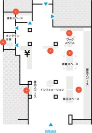 フロアマップ図 - えにらぼ 防音撮影スペース！小物オール完備の間取り図