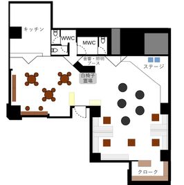 グレイドパーク池袋（旧：ELLARE） 会議・セミナー料金の間取り図