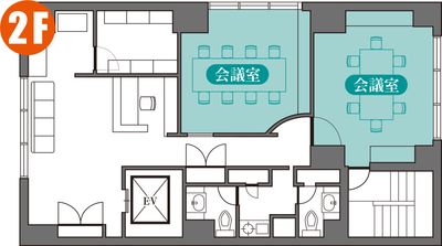 新宿アントレサロンの間取りです - 新宿アントレサロン 8名会議室【Ｂ】の間取り図