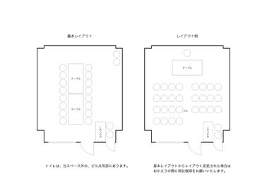 「B1-A」 展示会等、全日予約プランの間取り図