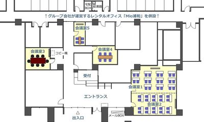 間取り図 - 埼玉カンファレンスセンター 【ロイヤルパインズホテル浦和】会議室4の間取り図