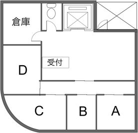 こちらのお部屋はルーム
Bです♪ - 完全個室☆高級レンタルサロン 高級感のあるネイルスペース☆ネイルの練習などに♪の間取り図