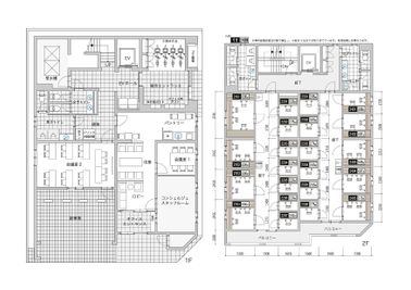 NJオフィス静岡 タイムオン2203の間取り図