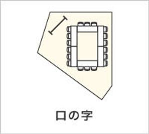 貸会議室TimeOffice名古屋 TimeA スクール型  最大18名利用可（45㎡） の間取り図