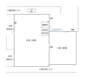 桜工業スタジオの間取り図