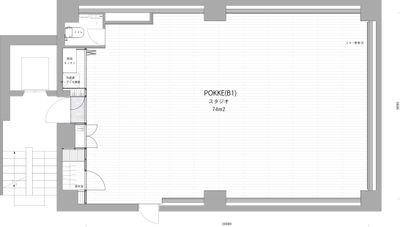 SoyLatteSTUDIO POKKEの間取り図