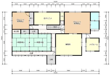 1F - StudioYachimataBase 民家スタジオStudioYachimataBaseの間取り図