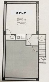 レインボーミュージックスタジオ レンタルスペースの間取り図