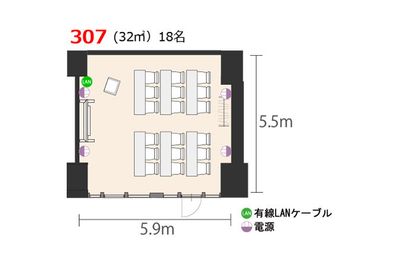 アットビジネスセンター渋谷東口駅前 307号室の間取り図