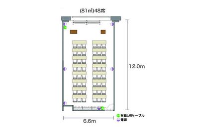 アットビジネスセンター心斎橋駅前 602号室の間取り図