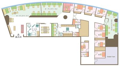 Kashiwa grand  １名用個室C【Kashiwa grand】の間取り図