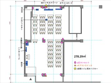 【図面】 -  【閉店】TIME SHARING 堺東 貸し会議室の間取り図