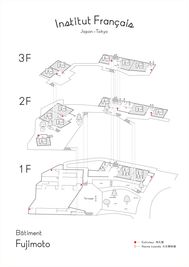 アンスティチュ・フランセ東京 F-315教室の間取り図