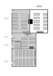 自習室うめだの貸し会議室　３ビル ２階６３ーE2号室の間取り図