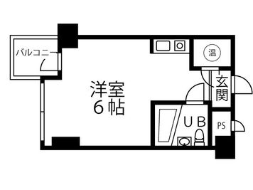 メゾン南平 サロン　撮影　レッスンの間取り図