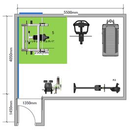 ゾンク博多 フィットネスルーム②名シェアプランの間取り図