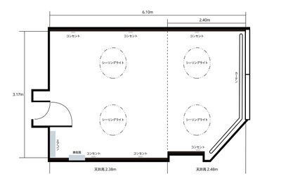 神保町STUDIO３４の間取り図