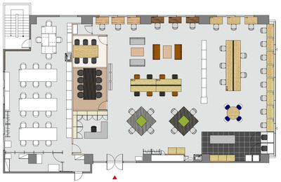 STAYUP湘南藤沢店 【８名会議室】Wi-Fi、ホワイトボード、大型モニター利用可能！の間取り図