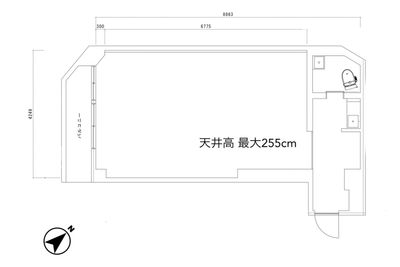 saut studio 【商用撮影プラン】ソウ スタジオ🪑🌿自然光撮影スタジオの間取り図