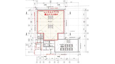 屋上にあるテラス - ＳＰＡＴＩＵＭ　ＧＩＮＺＡ　ＰＯＮＹの間取り図