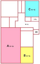 レンタルスペース「ログカフェ」 C-roomの間取り図