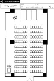 ダイワロイネットホテル和歌山 ブランシェ（シアター）の間取り図