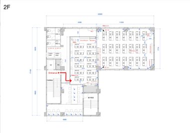 【TIME SHARING 渋谷神南2A_図面】 - TIME SHARING 渋谷神南 2Aの間取り図