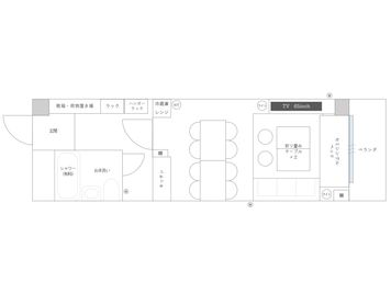 CasaBlan池袋3rd レンタルスペースの間取り図