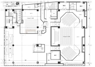K-Stage O! ライブホールの間取り図