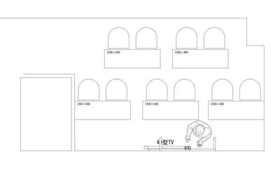 ふれあい貸し会議室 浜松町芝ダイヤ707 ふれあい貸し会議室 浜松町Bの間取り図