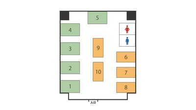 【ミニマルワークスペース南森町】 ミニマルワーク南森町No.10の間取り図