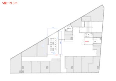  TIME SHARING 赤羽 IMBオフィス501_図面 - TIME SHARING 赤羽 IMBオフィス 【閉店】501の間取り図