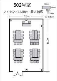 航空会館ビジネスフォーラム 航空会館ビジネスフォーラム【502号室】の間取り図