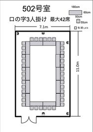 航空会館ビジネスフォーラム 航空会館ビジネスフォーラム【502号室】の間取り図