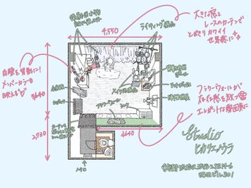 STUDIOヒカリエノウラの間取り図