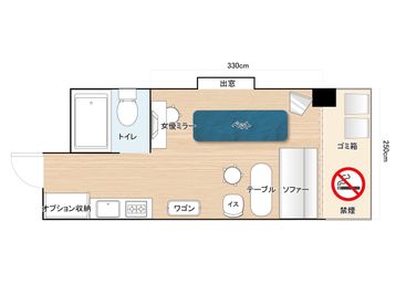 POI POI（ポイポイ）錦糸町1 レンタルサロン POIPOI 錦糸町1の間取り図