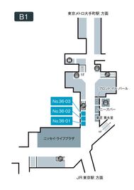 テレキューブ 丸の内オアゾ　地下1階 36-01の間取り図