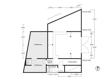 Popularity gallery&studio Popularity gallery&studio（1F）の間取り図