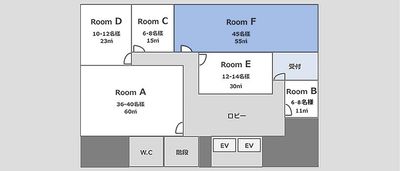 フロアー全体間取り - Esta青山 Esta青山　RoomFの間取り図