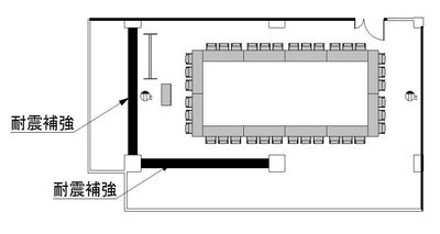 x(閉鎖)スター貸会議室 銀座 カンファレンスルーム2Fの間取り図