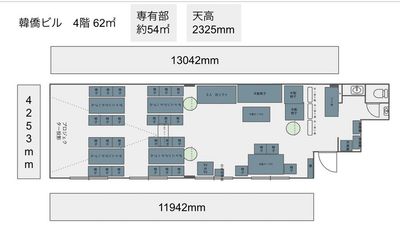 395_Oasis Living錦糸町 レンタルスペースの間取り図