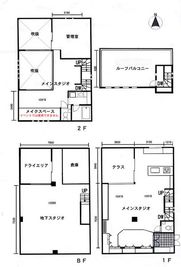 スタジオカサブランカ 地下　撮影以外で使用の間取り図