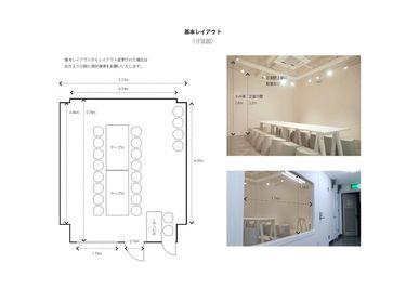 「B1-A」 展示会等、全日予約プランの間取り図